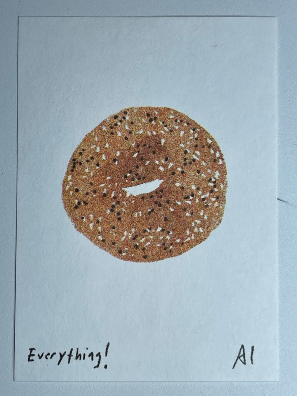 ANASTASIA INCIARDI BAGEL Mini Print